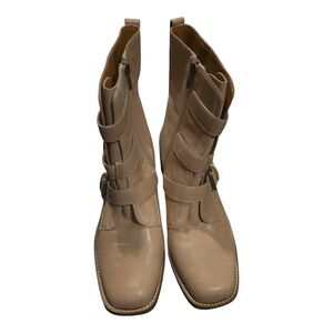 Lucky Brand Beige Ankle Booties